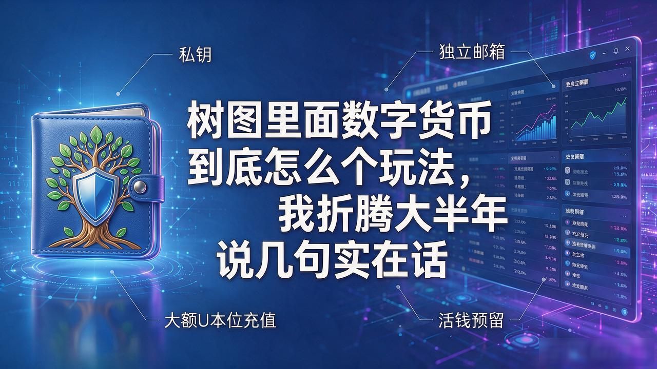 树图里面数字货币到底怎么个玩法，我折腾大半年说几句实在话
