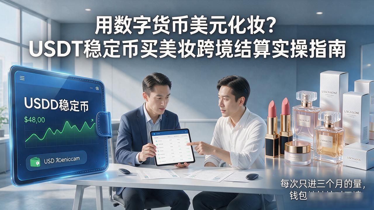 用数字货币美元化妆？USDT稳定币买美妆跨境结算实操指南