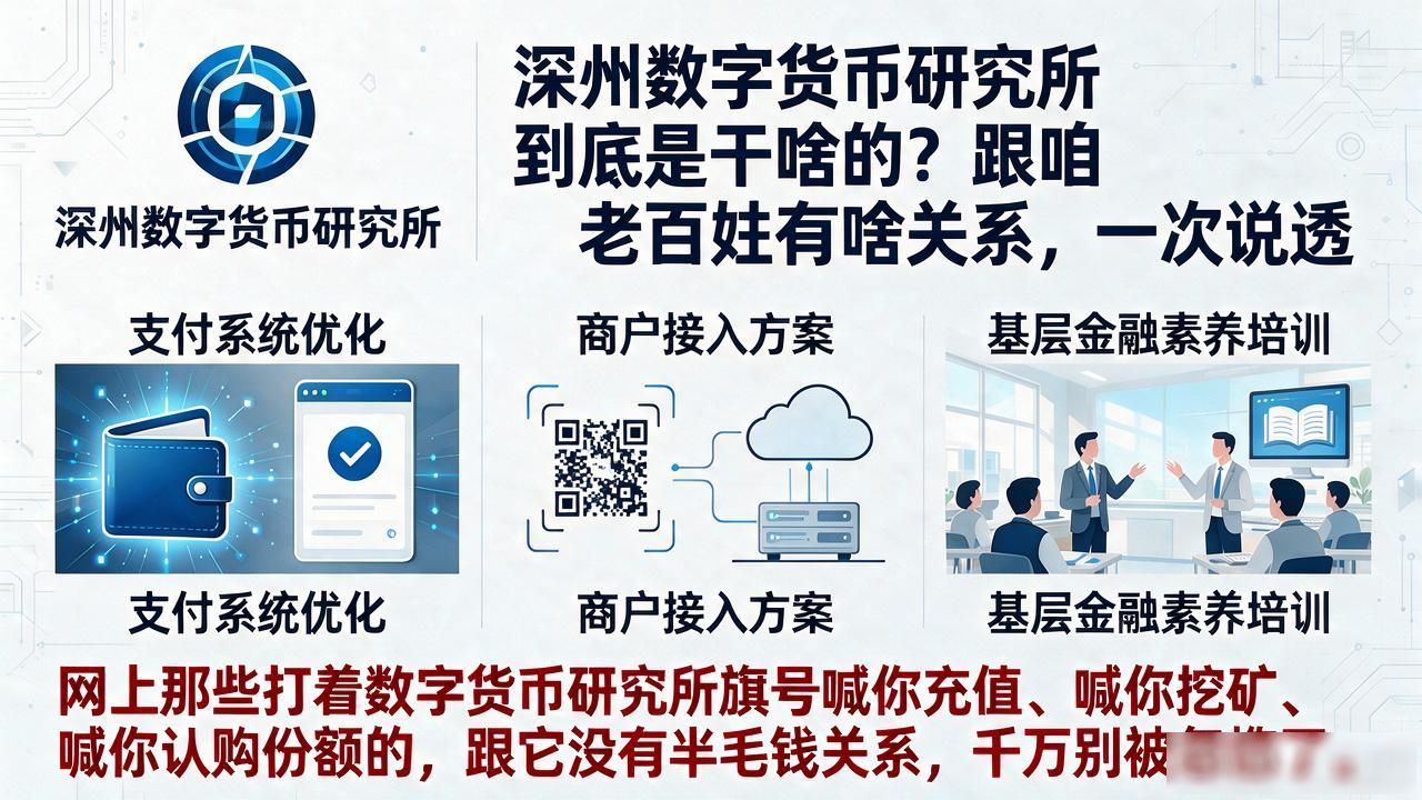 深州数字货币研究所到底是干啥的？跟咱老百姓有啥关系，一次说透