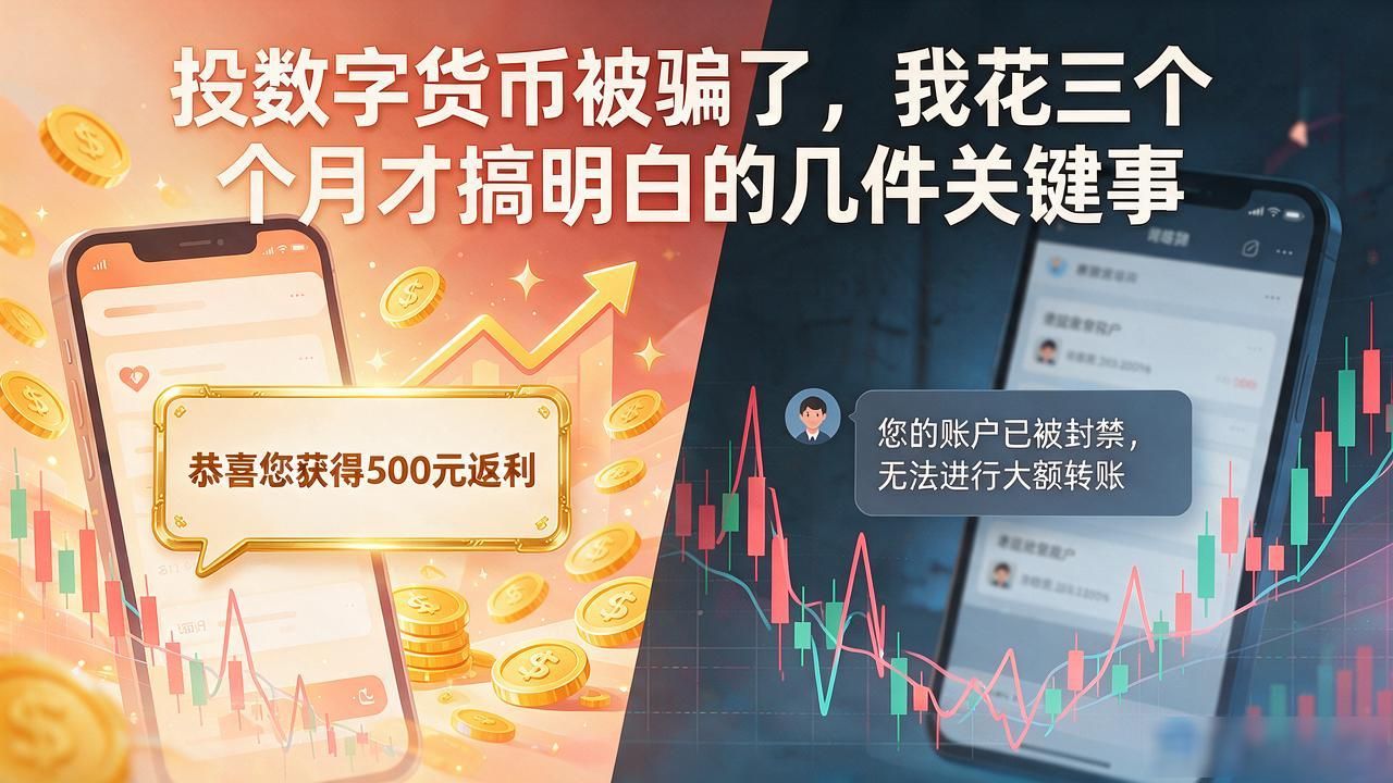 投数字货币被骗了，我花三个月才搞明白的几件关键事