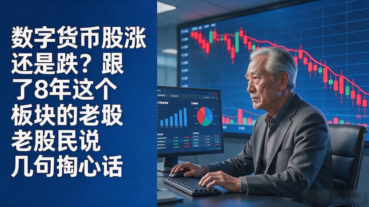 数字货币股涨还是跌？跟了8年这个板块的老股民说几句掏心话