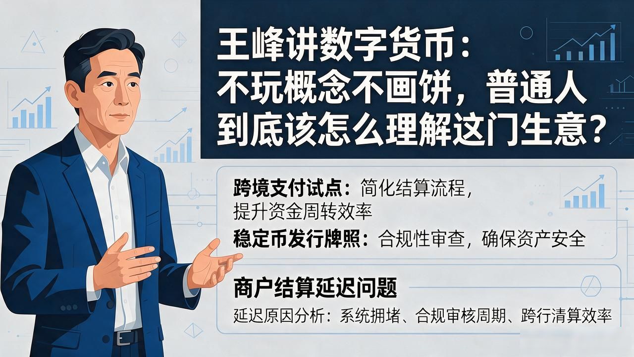 王峰讲数字货币：不玩概念不画饼，普通人到底该怎么理解这门生意