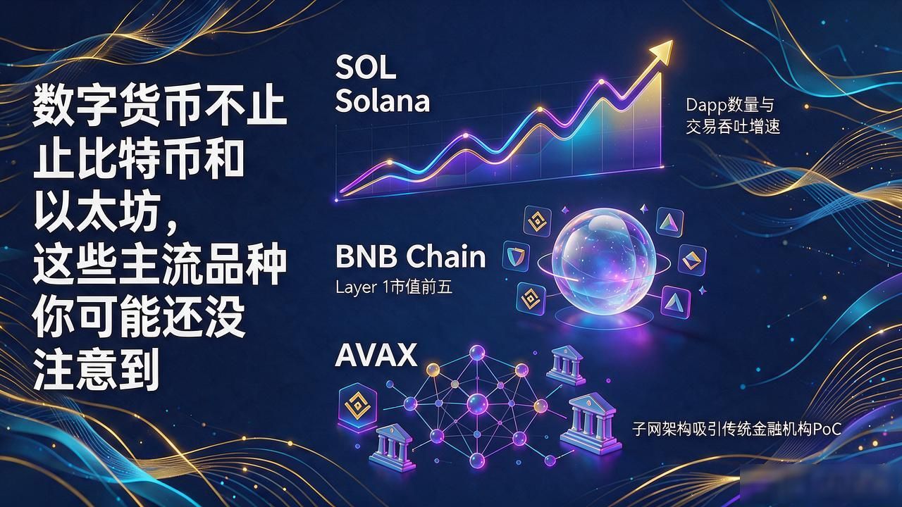 数字货币不止比特币和以太坊，这些主流品种你可能还没注意到
