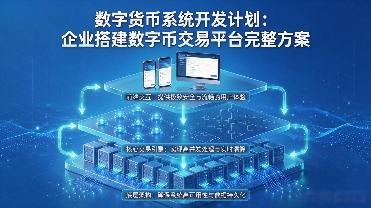 数字货币系统开发计划：企业搭建数字币交易平台完整方案