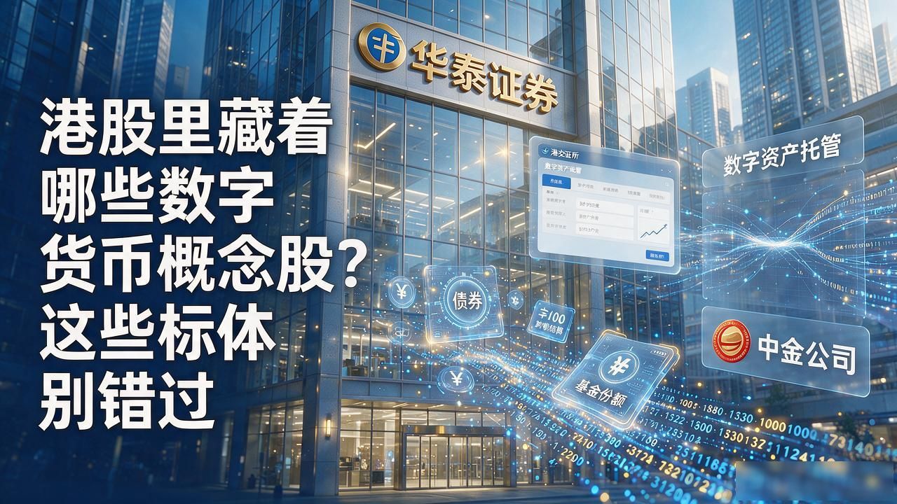 港股里藏着哪些数字货币概念股？这些标的别错过
