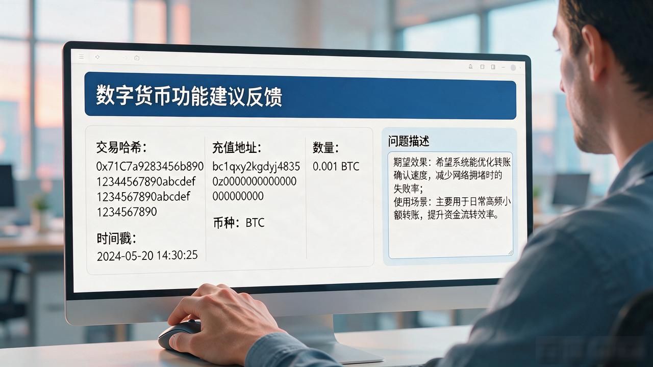 数字货币意见反馈怎么提？选对渠道写清细节，别再石沉大海