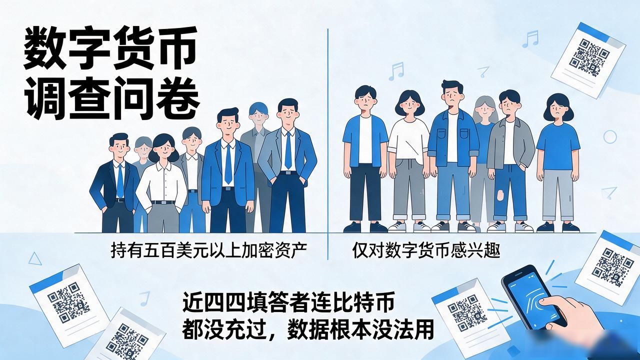 数字货币调查问卷 从设计到回收，新手最容易翻车的几个地方
