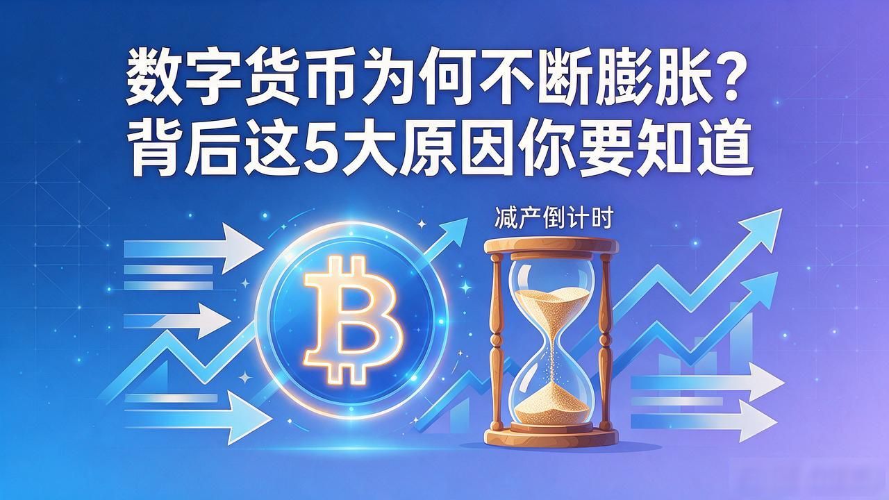 数字货币为何不断膨胀？背后这5大原因你要知道
