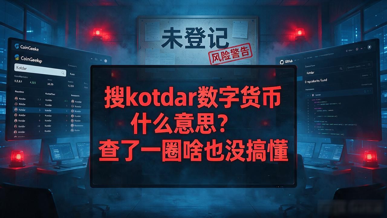 搜kotdar数字货币什么意思？查了一圈啥也没搞懂