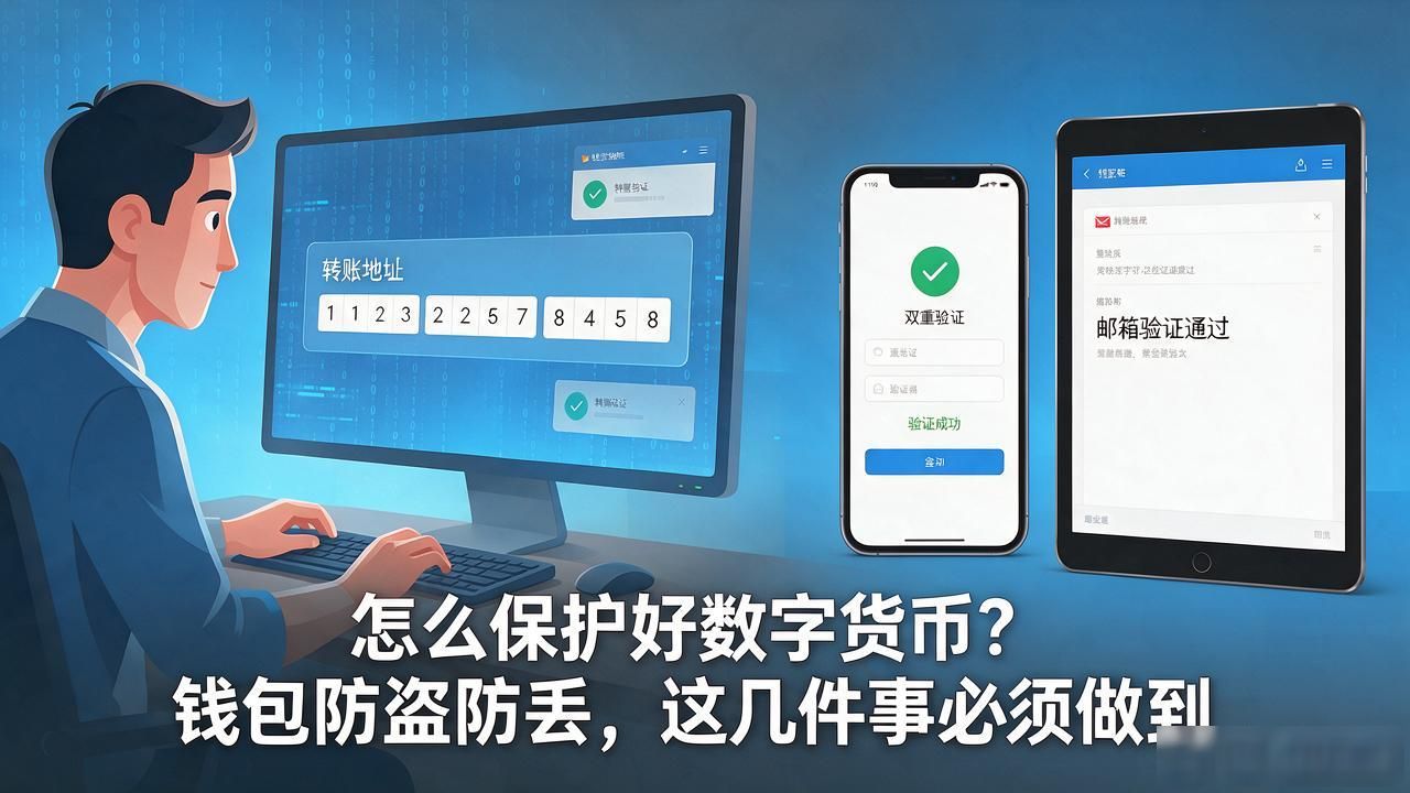 怎么保护好数字货币？钱包防盗防丢，这几件事必须做到