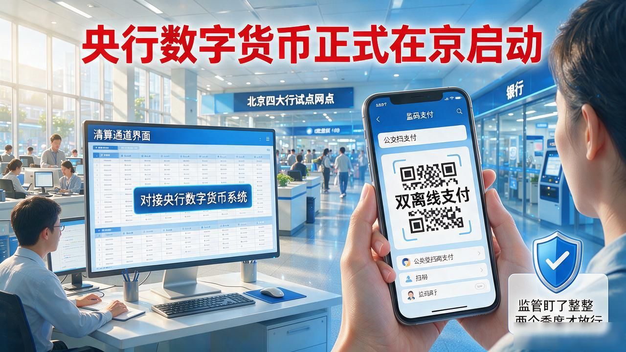 央行数字货币正式在京启动，对咱普通人意味着什么