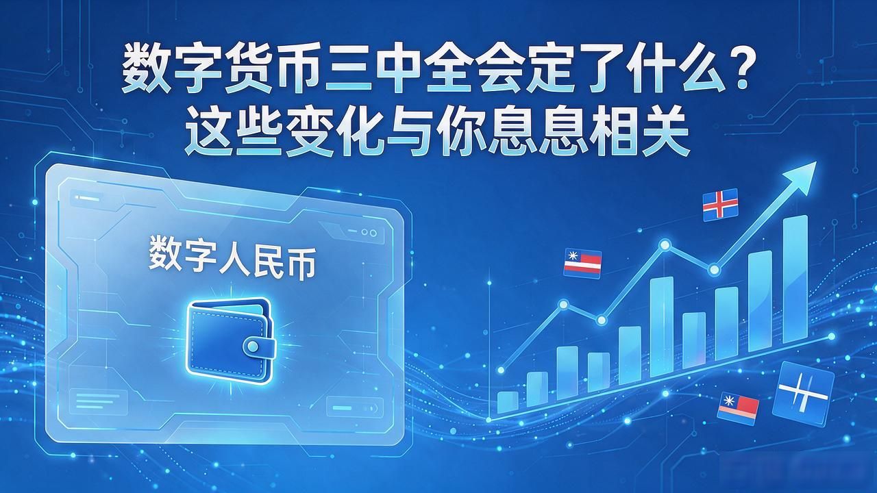 数字货币三中全会定了什么？这些变化与你息息相关