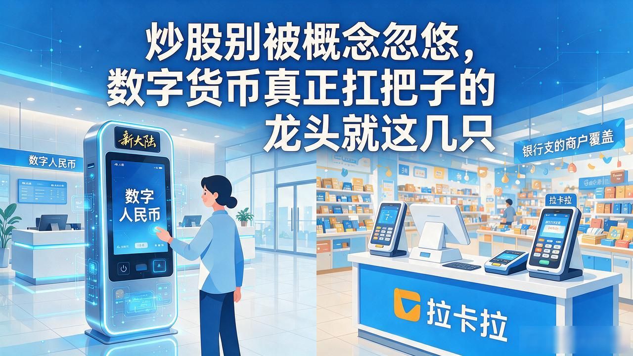炒股别被概念忽悠，数字货币真正扛把子的龙头就这几只