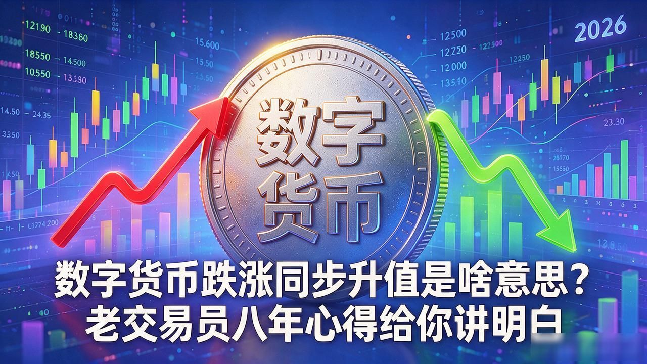 数字货币跌涨同步升值是啥意思？老交易员八年心得给你讲明白