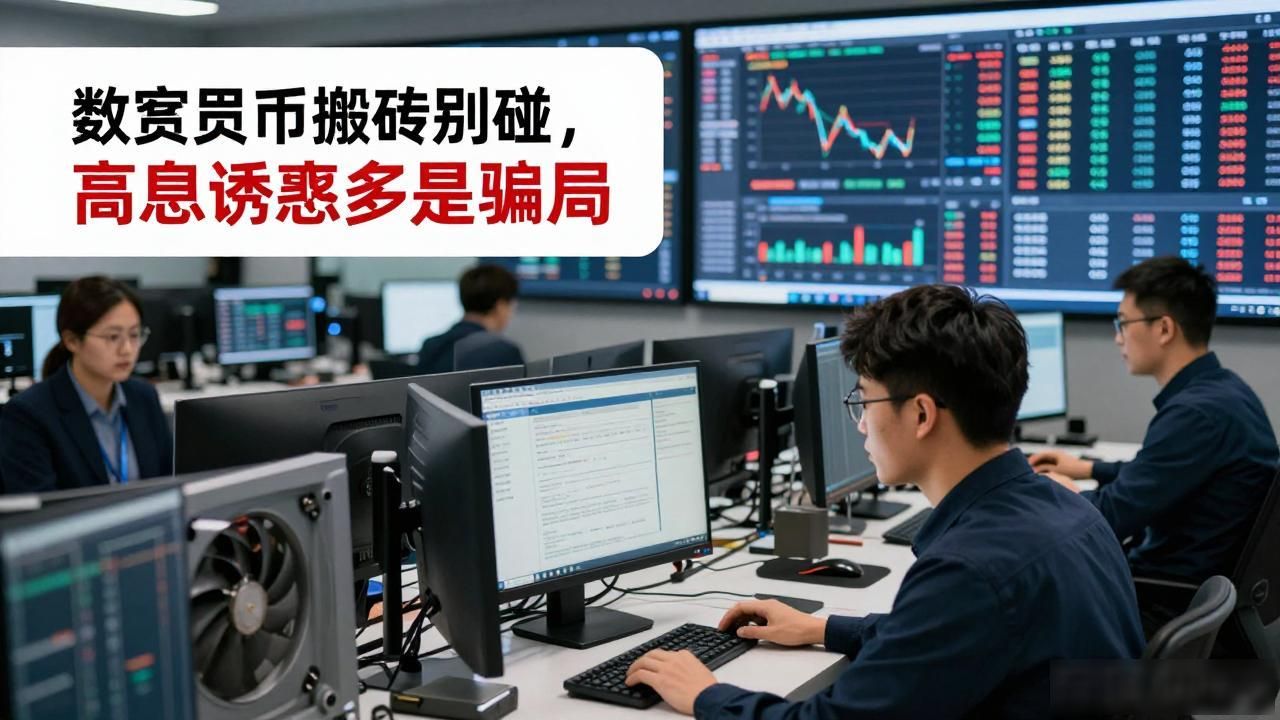 数字货币搬砖别碰，高息诱惑多是骗局