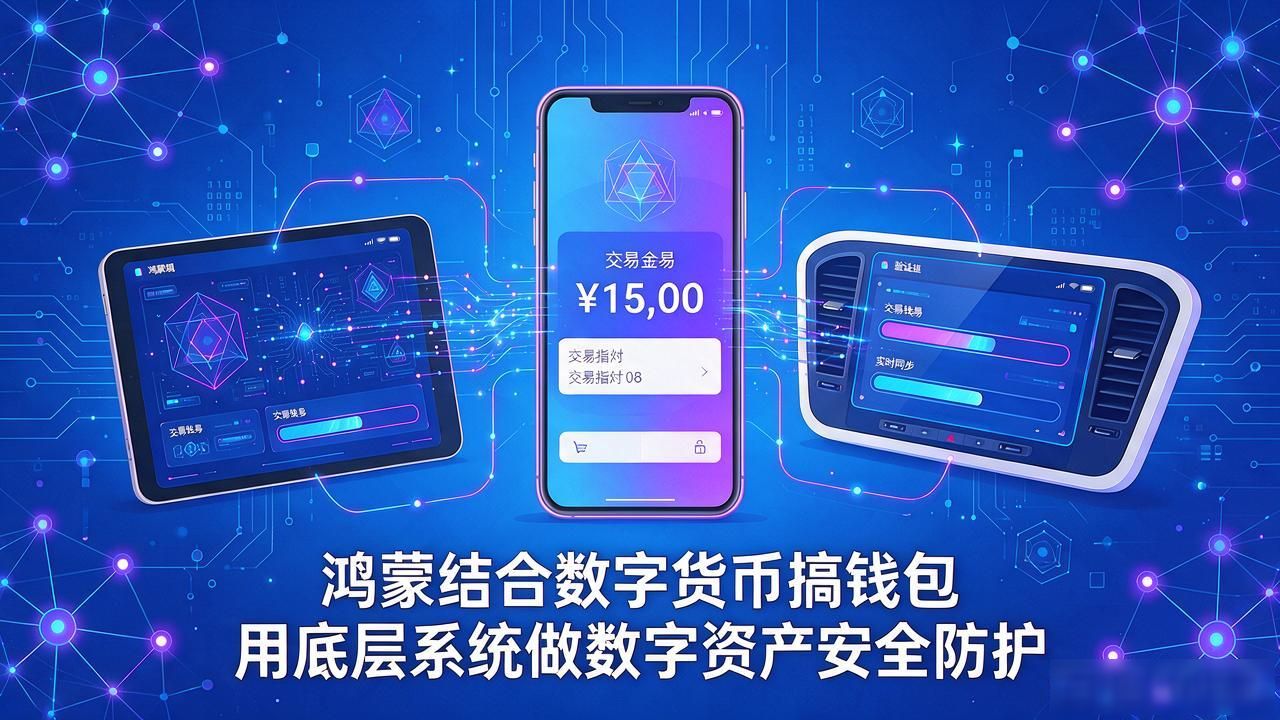 鸿蒙结合数字货币搞钱包 用底层系统做数字资产安全防护