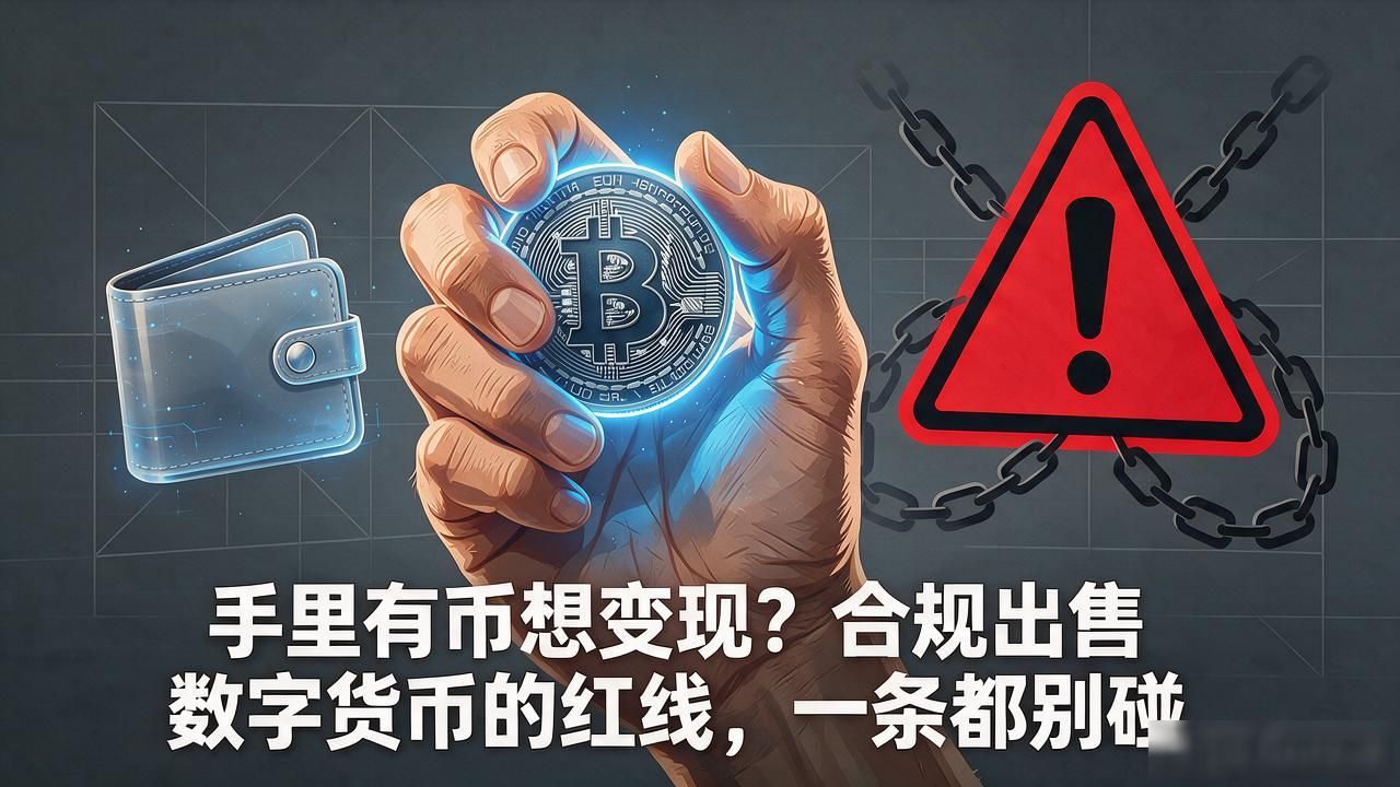 手里有币想变现？合规出售数字货币的红线，一条都别碰