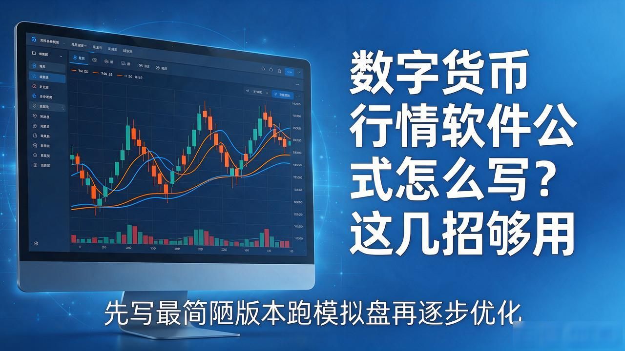 数字货币行情软件公式怎么写？这几招够用
