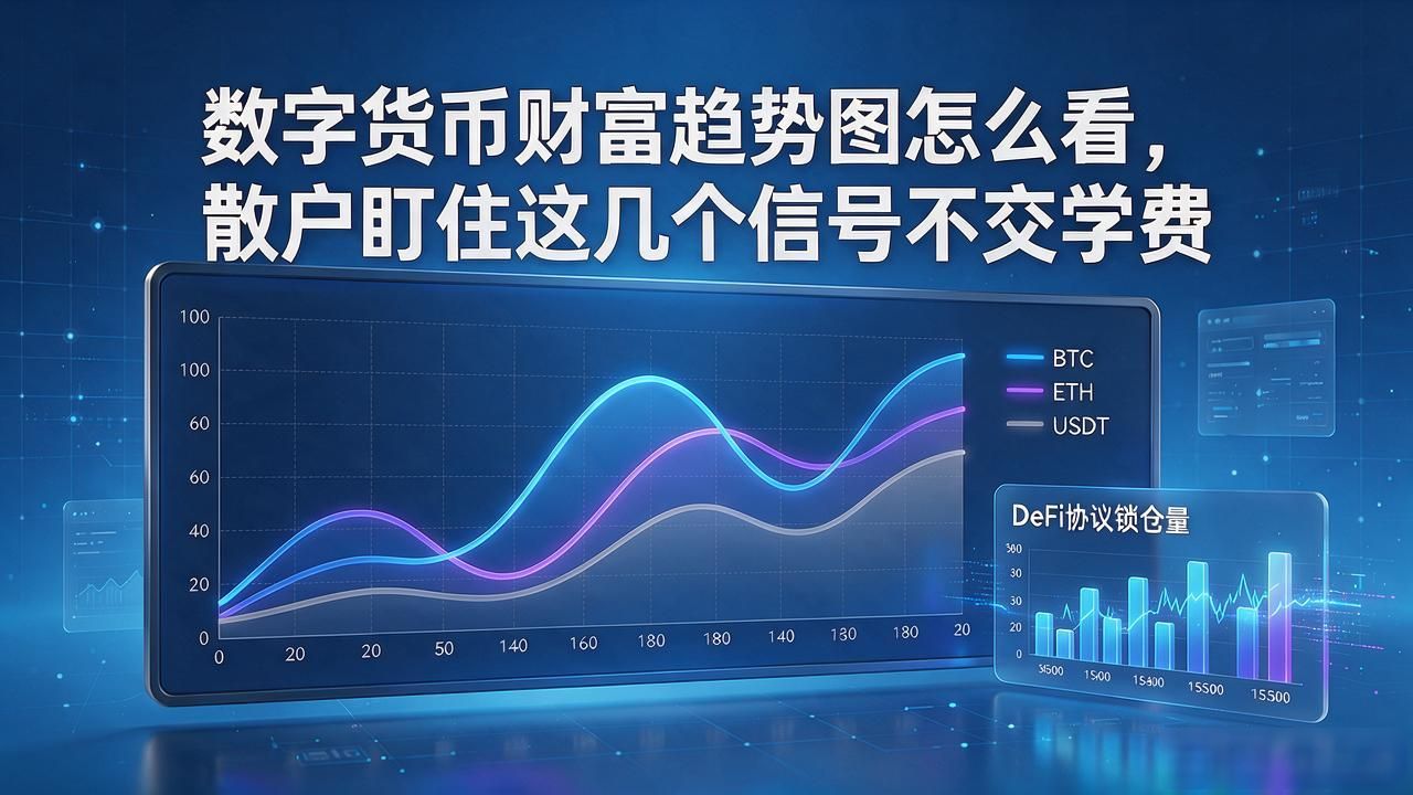数字货币财富趋势图怎么看，散户盯住这几个信号不交学费