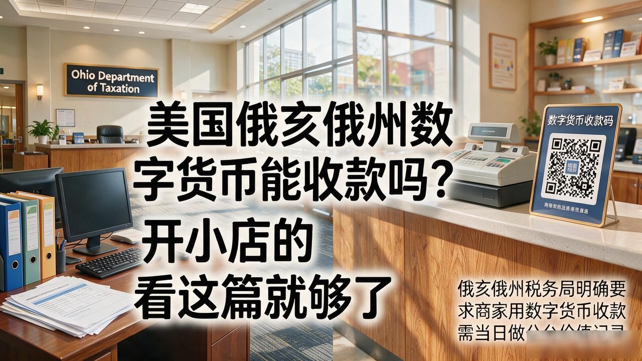 美国俄亥俄州数字货币能收款吗？开小店的看这篇就够了