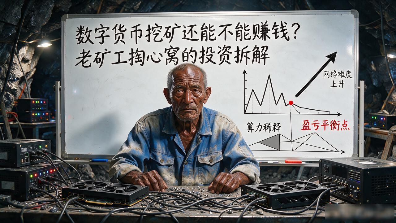 数字货币挖矿还能不能赚钱？老矿工掏心窝的投资拆解