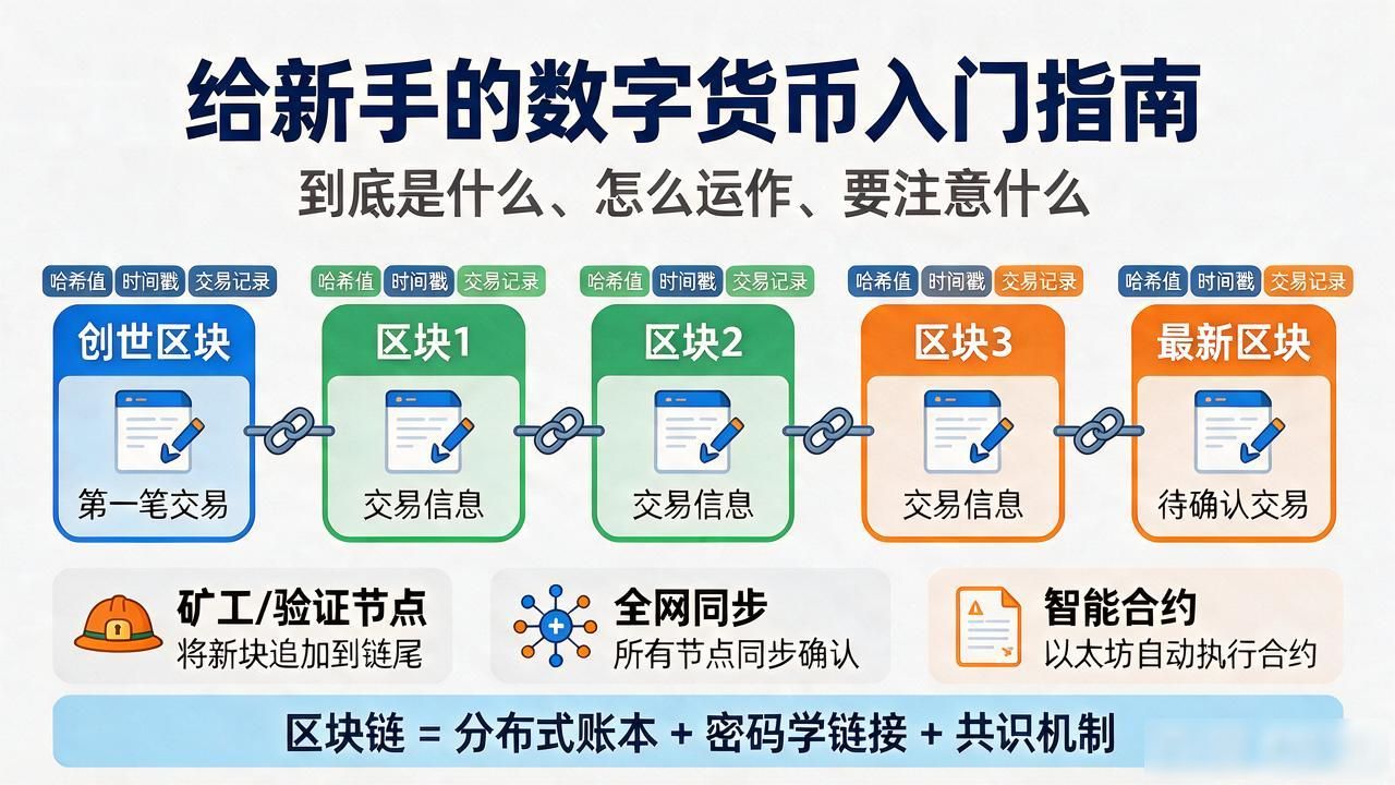 给新手的数字货币入门指南：到底是什么、怎么运作、要注意什么