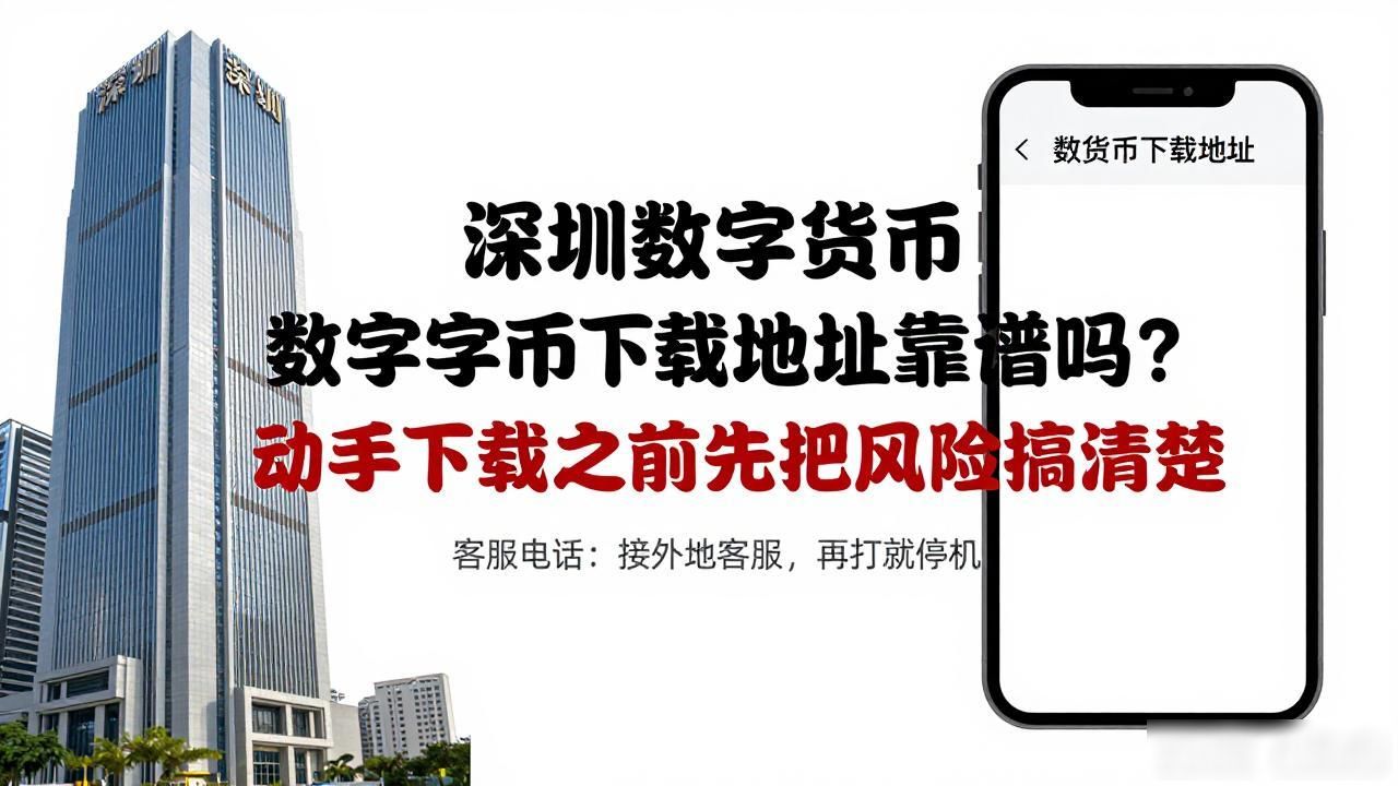 深圳数字货币下载地址靠谱吗？动手下载之前先把风险搞清楚