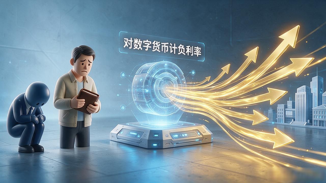 对数字货币计负利率，存款越放越少，央行这招到底防什么