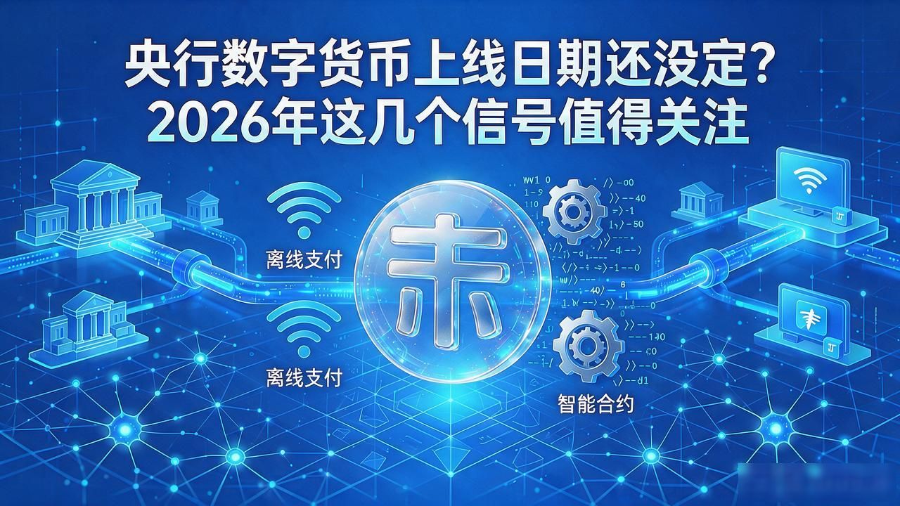 央行数字货币上线日期还没定？2026年这几个信号值得关注